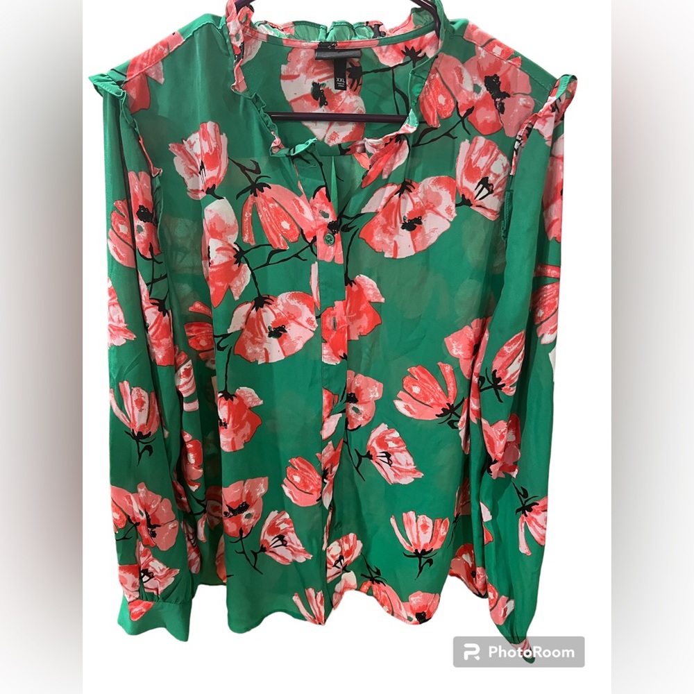 EUC Who What Wear Blouse XXL